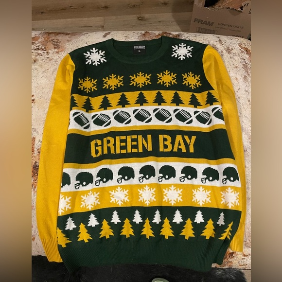 Green Bay Packers Sweater Size XL - Picture 1 of 7